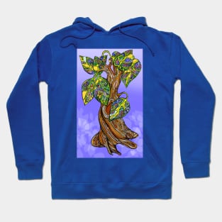 Dream a Little Dream of Tree on Dreamy Purple Hoodie